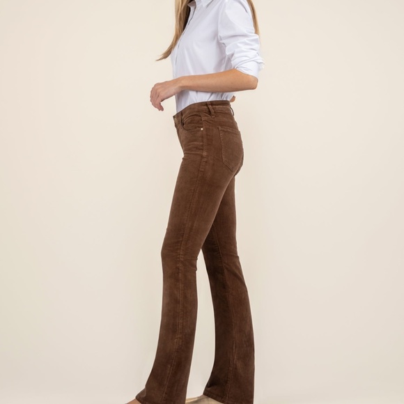 Kut from the Kloth Karen Corduroy Baby Bootcut Size 0000 / Cognac - Picture 2 of 3